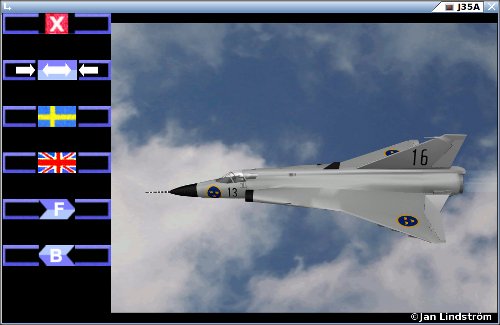 Saab J35A Draken 3D